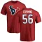 Red Men's Brian Cushing Houston Texans Logo T-Shirt -