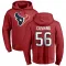 Red Men's Brian Cushing Houston Texans Pro Line Logo Pullover Hoodie