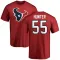 Red Men's Danielle Hunter Houston Texans Logo T-Shirt -