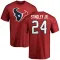 Red Men's Derek Stingley Jr. Houston Texans Logo T-Shirt -