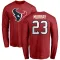 Red Men's Eric Murray Houston Texans Logo Long Sleeve T-Shirt -