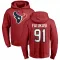 Red Men's Folorunso Fatukasi Houston Texans Pro Line Logo Pullover Hoodie