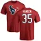 Red Men's Jake Hansen Houston Texans Logo T-Shirt -