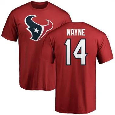 Red Men's Jared Wayne Houston Texans Logo T-Shirt -