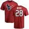 Red Men's Joe Mixon Houston Texans Logo T-Shirt -