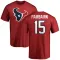 Red Men's Ka'imi Fairbairn Houston Texans Logo T-Shirt -