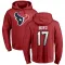 Red Men's Kris Boyd Houston Texans Pro Line Logo Pullover Hoodie