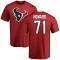 Red Men's Tytus Howard Houston Texans Logo T-Shirt -