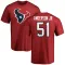 Red Men's Will Anderson Jr. Houston Texans Logo T-Shirt -