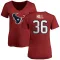 Red Women's Brandon Hill Houston Texans Logo Slim Fit T-Shirt -