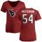 Red Women's Jarrett Patterson Houston Texans Logo Slim Fit T-Shirt -