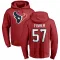 Red Youth Blake Fisher Houston Texans Pro Line Logo Pullover Hoodie