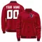 Red Youth Custom Houston Texans Full-Snap Jacket