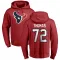 Red Youth Jaylon Thomas Houston Texans Pro Line Logo Pullover Hoodie