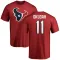 Red Youth Jeff Okudah Houston Texans Logo T-Shirt -