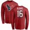 Red Youth Kedon Slovis Houston Texans Logo Long Sleeve T-Shirt -