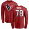 Red Youth Laremy Tunsil Houston Texans Logo Long Sleeve T-Shirt -