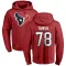 Red Youth Laremy Tunsil Houston Texans Pro Line Logo Pullover Hoodie