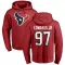 Red Youth Mario Edwards Jr. Houston Texans Pro Line Logo Pullover Hoodie