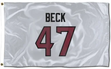 White Houston Texans Andrew Beck   Flag (3 X 5)