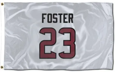 White Houston Texans Arian Foster   Flag (3 X 5)