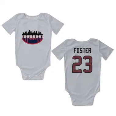 White Houston Texans Arian Foster   Newborn & Infant Bodysuit