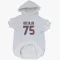 White Houston Texans Austin Deculus   Dog & Cat Pet Hoodie