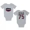 White Houston Texans Austin Deculus   Newborn & Infant Bodysuit