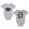 White Houston Texans Blake Fisher   Newborn & Infant Bodysuit