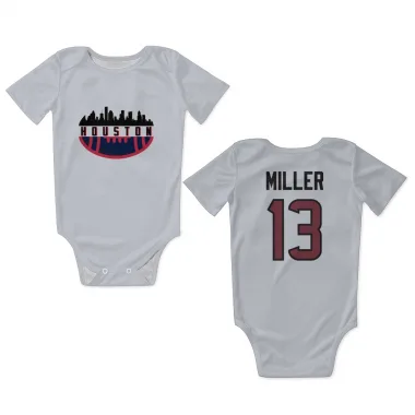 White Houston Texans Braxton Miller   Newborn & Infant Bodysuit