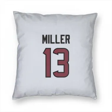 White Houston Texans Braxton Miller   Pillow Cover (18 X 18)