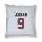 White Houston Texans Brevin Jordan   Pillow Cover (18 X 18)