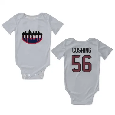 White Houston Texans Brian Cushing   Newborn & Infant Bodysuit