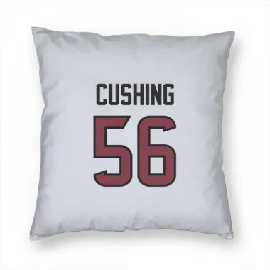 White Houston Texans Brian Cushing   Pillow Cover (18 X 18)