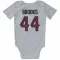 White Houston Texans British Brooks   Newborn & Infant Bodysuit