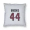 White Houston Texans British Brooks   Pillow Cover (18 X 18)