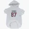 White Houston Texans Cade Stover   Dog & Cat Pet Hoodie