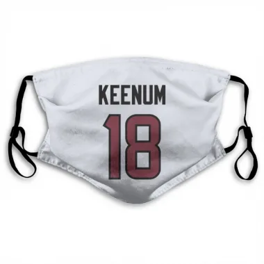 White Houston Texans Case Keenum   Face Mask