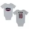 White Houston Texans Case Keenum   Newborn & Infant Bodysuit