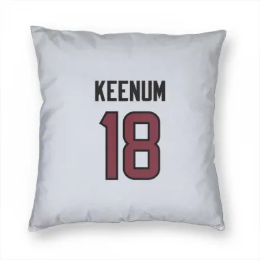 White Houston Texans Case Keenum   Pillow Cover (18 X 18)