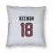 White Houston Texans Case Keenum   Pillow Cover (18 X 18)