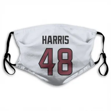 White Houston Texans Christian Harris   Face Mask