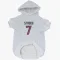 White Houston Texans C.J. Stroud   Dog & Cat Pet Hoodie