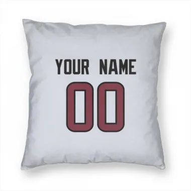 White Houston Texans Custom    Pillow Cover (18 X 18)