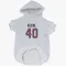 White Houston Texans Dalton Keene   Dog & Cat Pet Hoodie