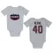 White Houston Texans Dalton Keene   Newborn & Infant Bodysuit