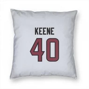 White Houston Texans Dalton Keene   Pillow Cover (18 X 18)