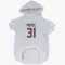 White Houston Texans Dameon Pierce   Dog & Cat Pet Hoodie