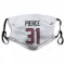 White Houston Texans Dameon Pierce   Face Mask