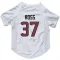 White Houston Texans D'Angelo Ross   Dog & Cat Pet Jersey